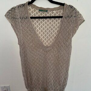 Convoy Women's 90s vintage Crochet Knit top